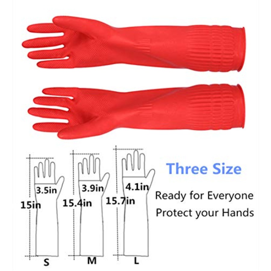 Rubber Cleaning Gloves Kitchen - Rubber Glove Cleaning reseña y precio