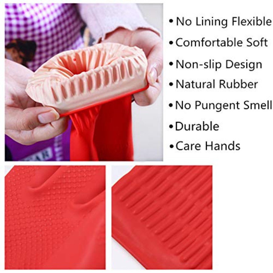 Rubber Cleaning Gloves Kitchen - Rubber Glove Cleaning reseña y precio
