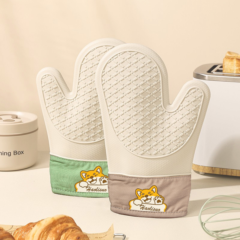 Heavy Duty Silicone Heat Resis - Oven Mitt Silicone reseña y precio