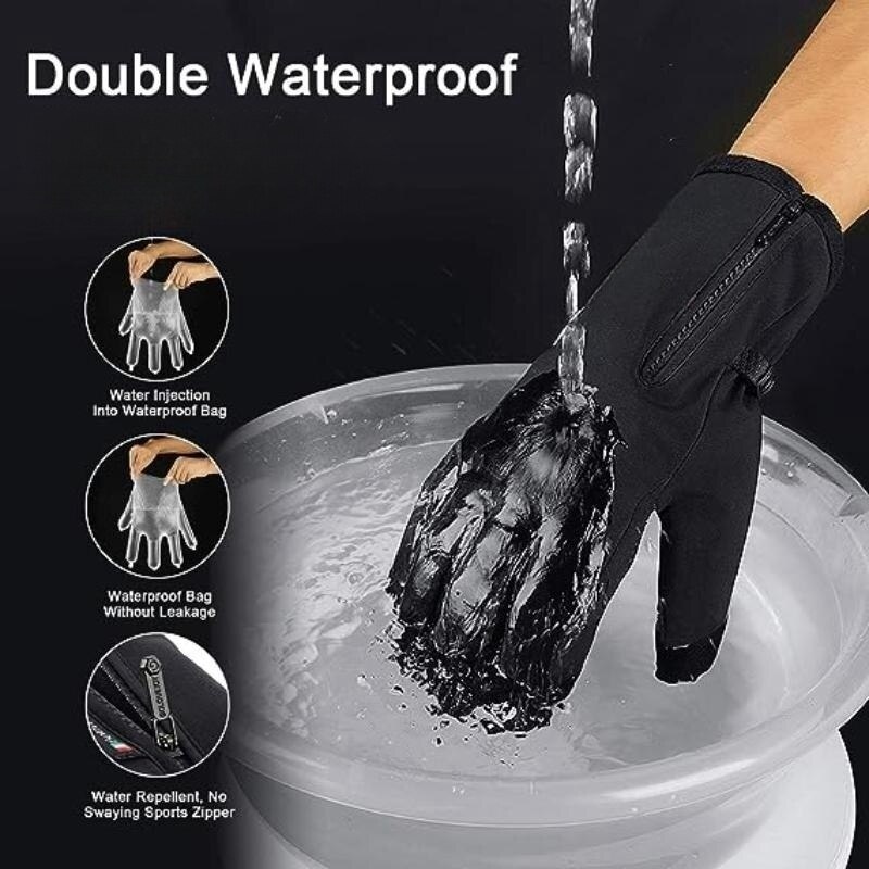 Winter Warm Gloves Men Women T - Leather Driving Glove reseña y precio