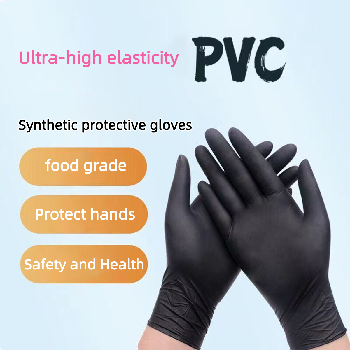 Heavy-Duty Black Disposable Ni - Nitrile Mechanic Glove reseña y precio