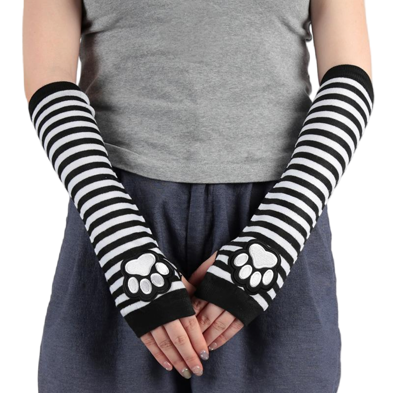 Unisex Black Fingerless Gloves - Fingerless Glove Knit reseña y precio