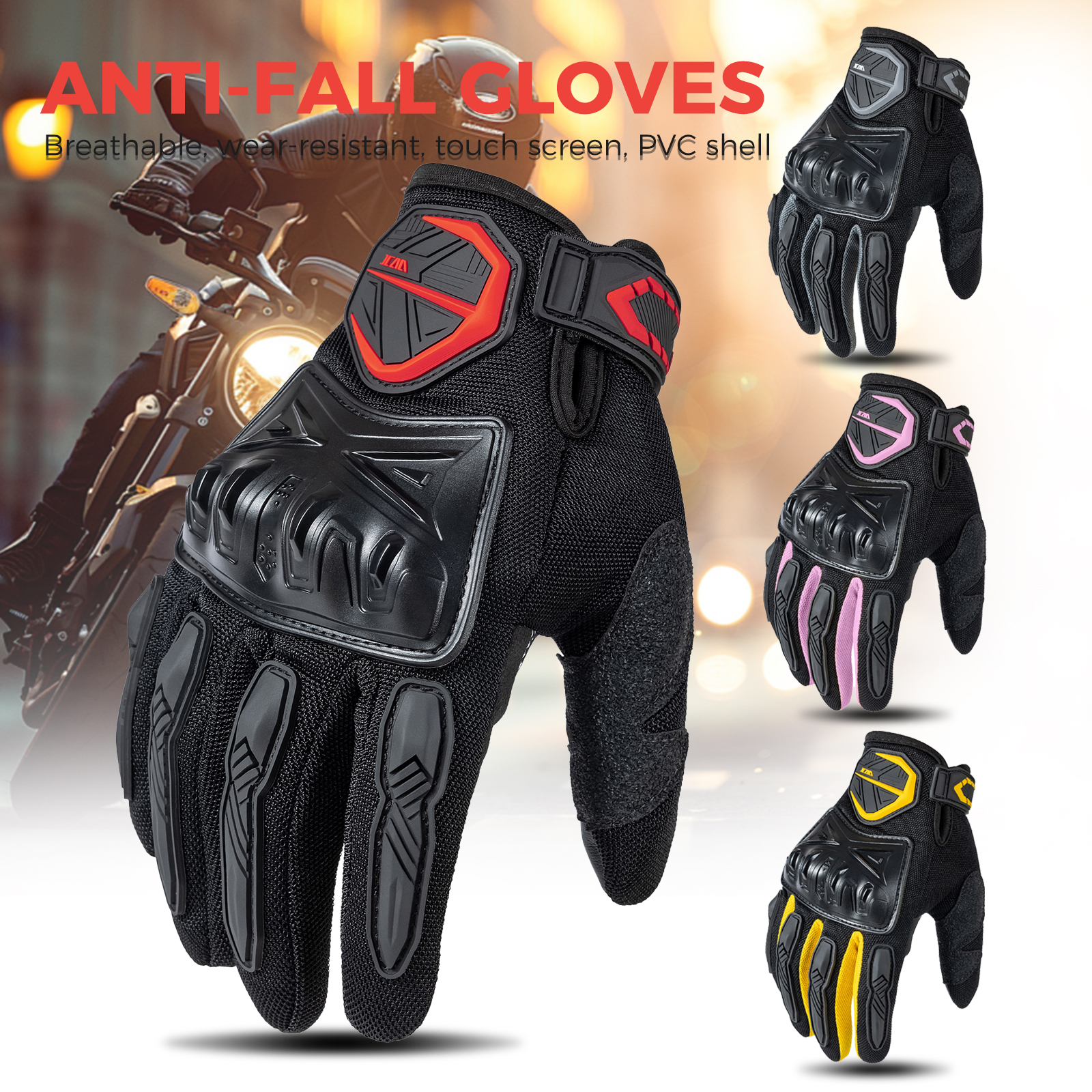 Summer Motorcycle Gloves Men W - Cycling Glove Padded reseña y precio
