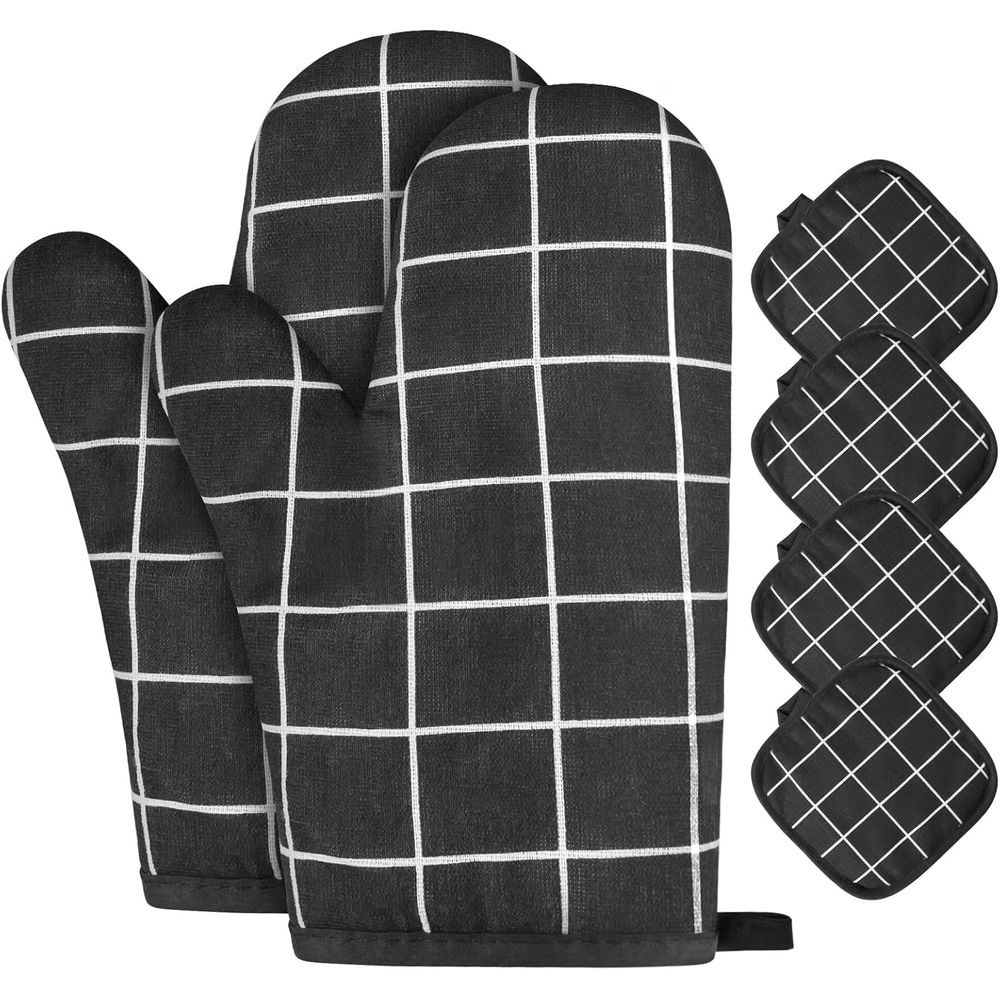 6-Piece Heat Resistant Oven Mi - Heat Resistant Glove reseña y precio