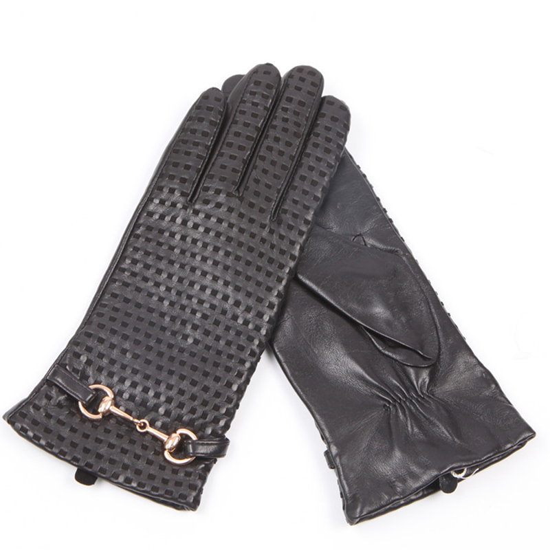 Autumn Winter Real Leather Glo - Wool Glove Lined reseña y precio