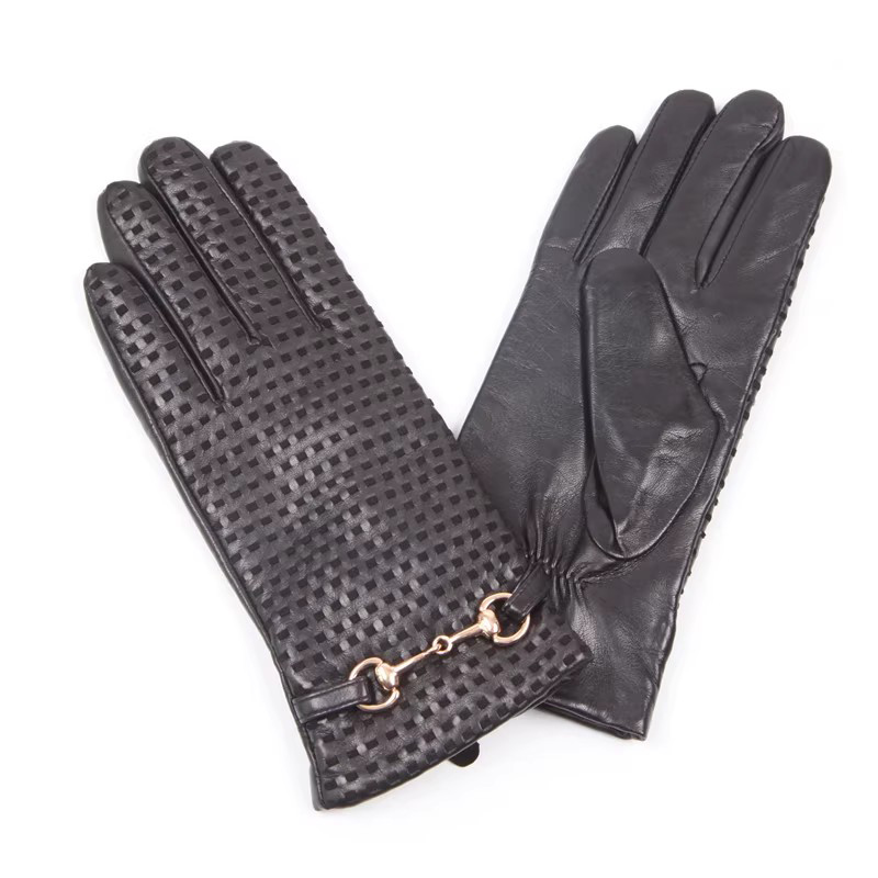 Autumn Winter Real Leather Glo - Wool Glove Lined reseña y precio