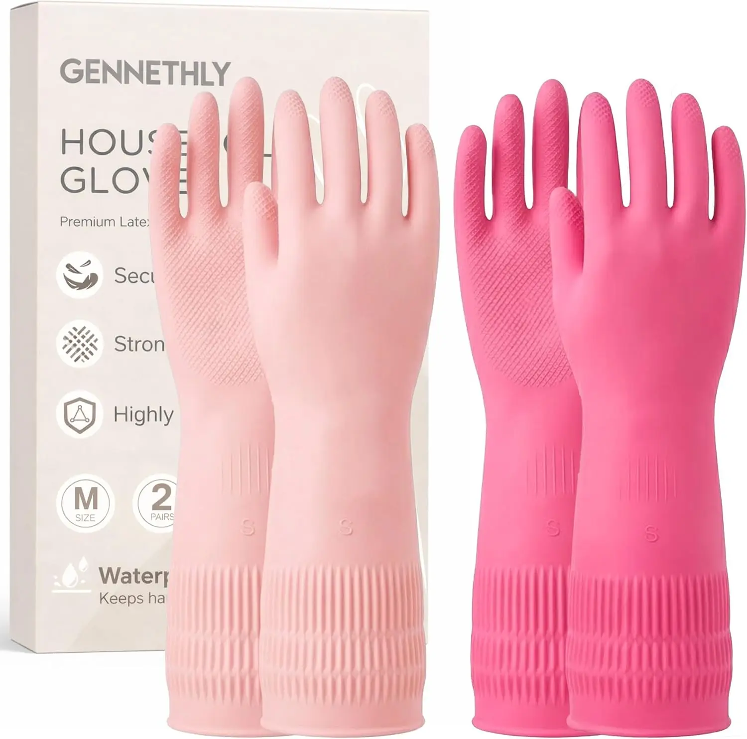 Reusable Rubber Dishwashing Gl - Rubber Glove Cleaning reseña y precio