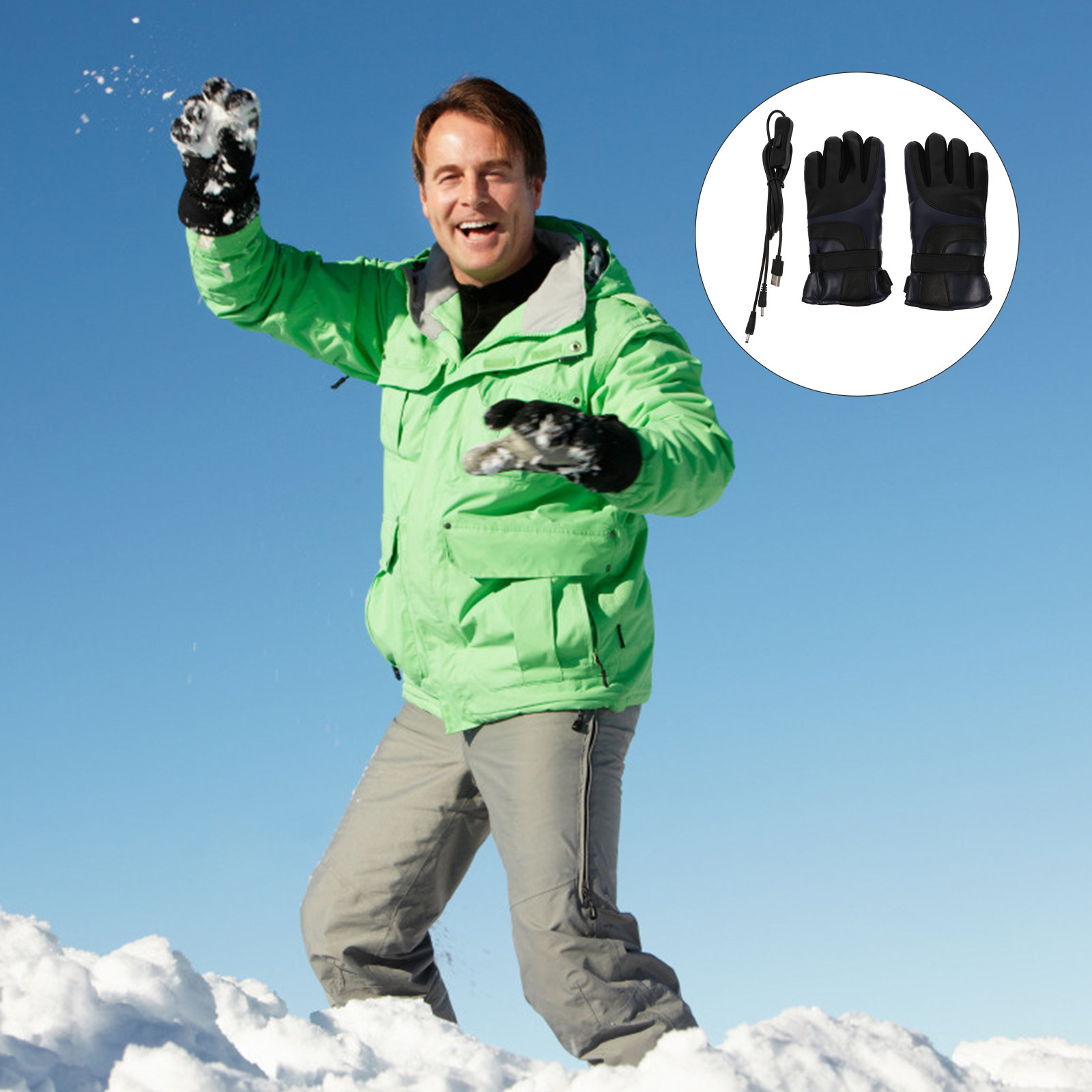1Pair USB Electric Heated Glov - Winter Glove Insulated reseña y precio