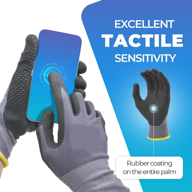 Micro-Foam Nitrile Coated Safe - Nitrile Mechanic Glove reseña y precio