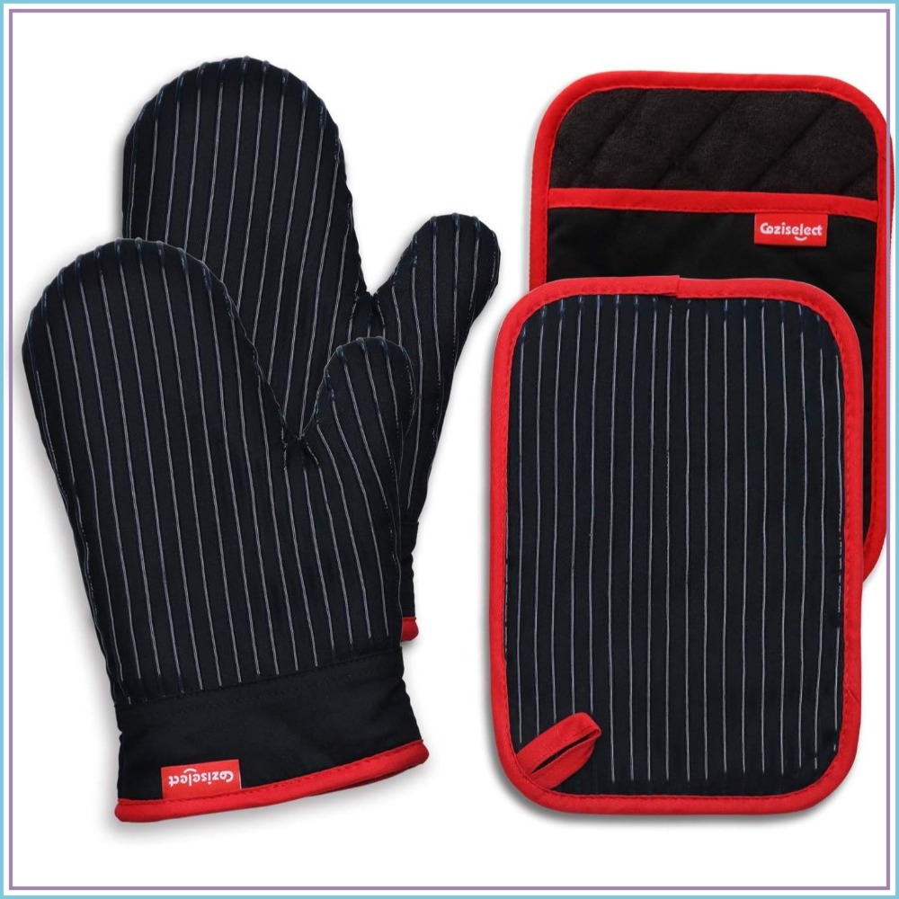Heat Resistant Oven Mitts and  - Heat Resistant Glove reseña y precio