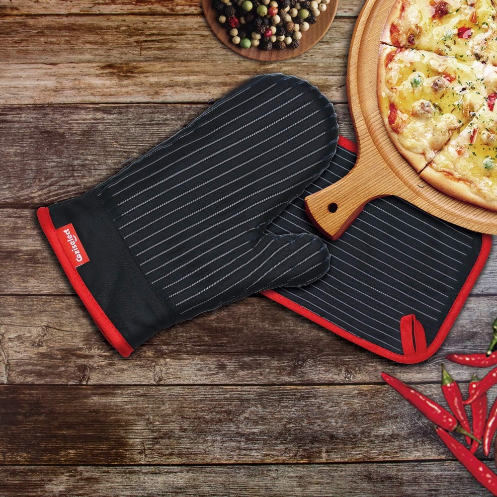 Heat Resistant Oven Mitts and  - Heat Resistant Glove reseña y precio