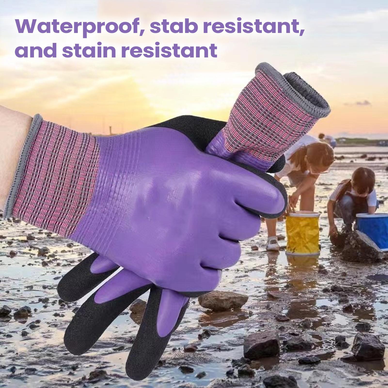 Waterproof Latex Safety Gloves - Gardening Glove Waterproof reseña y precio