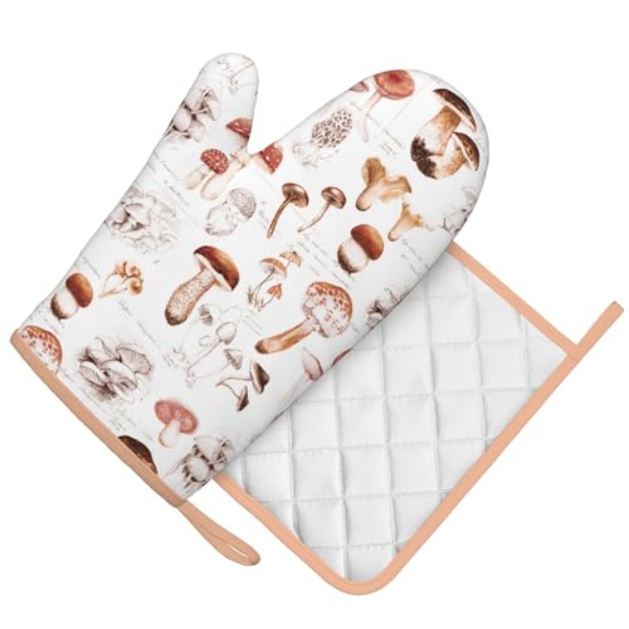 Silicone Oven Mitts Pan Mats S - Heat Resistant Glove reseña y precio