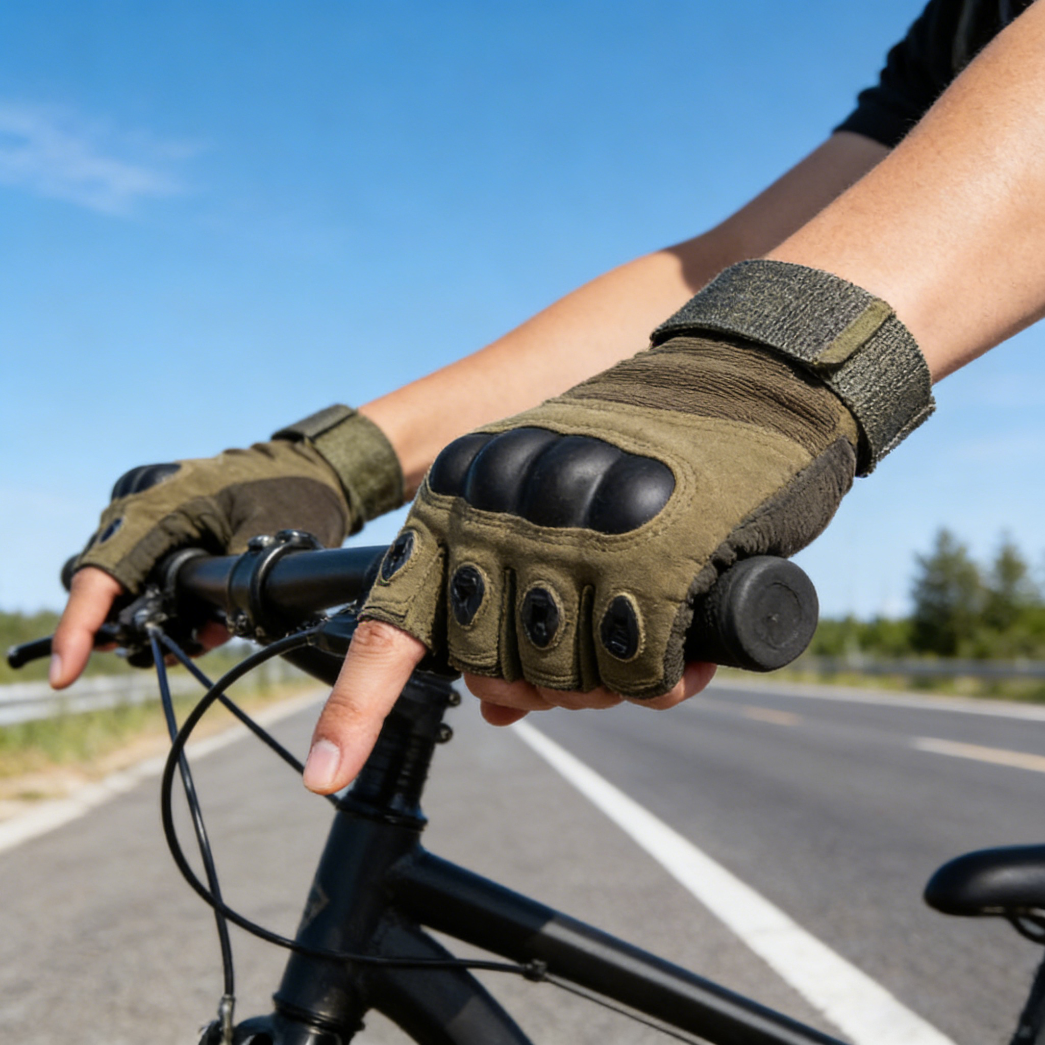 Tactical Hard Knuckle Half Fin - Motorcycle Glove Knuckle reseña y precio