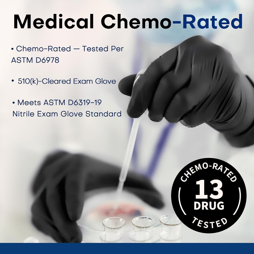 Nitrile Exam Gloves, 1000Pcs L - Exam Glove Nitrile reseña y precio