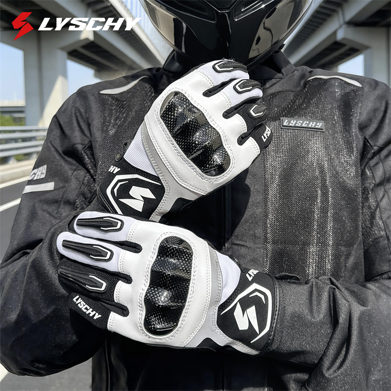 4-Season Motorcycle Leather Gl - Motorcycle Glove Knuckle reseña y precio