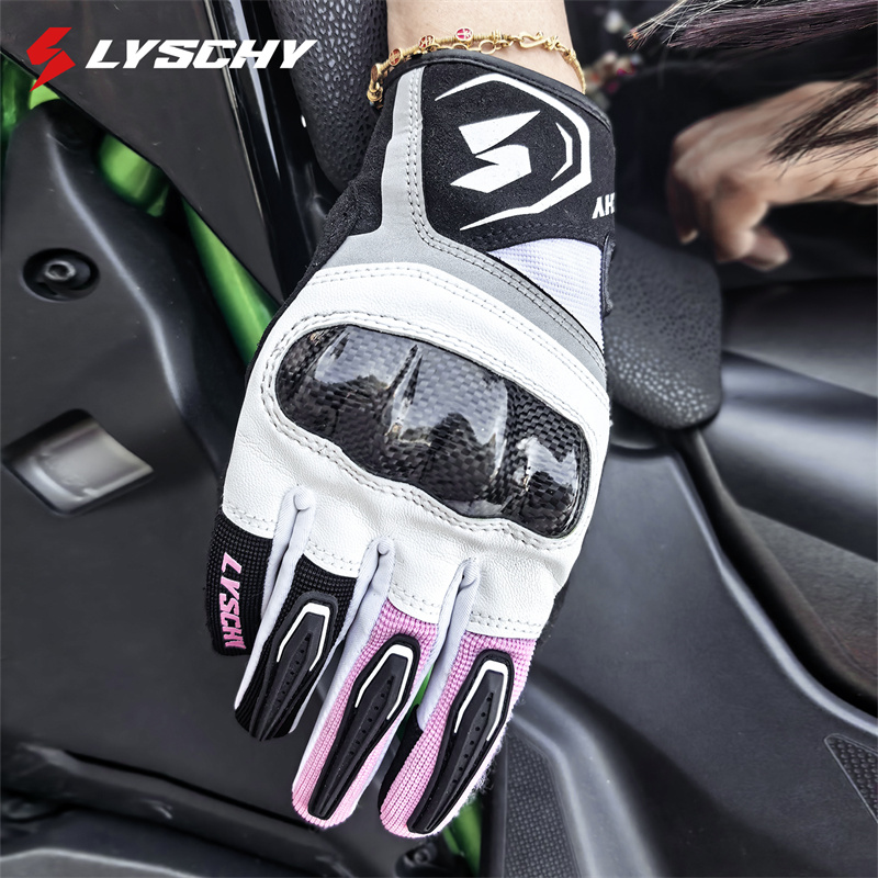 4-Season Motorcycle Leather Gl - Motorcycle Glove Knuckle reseña y precio